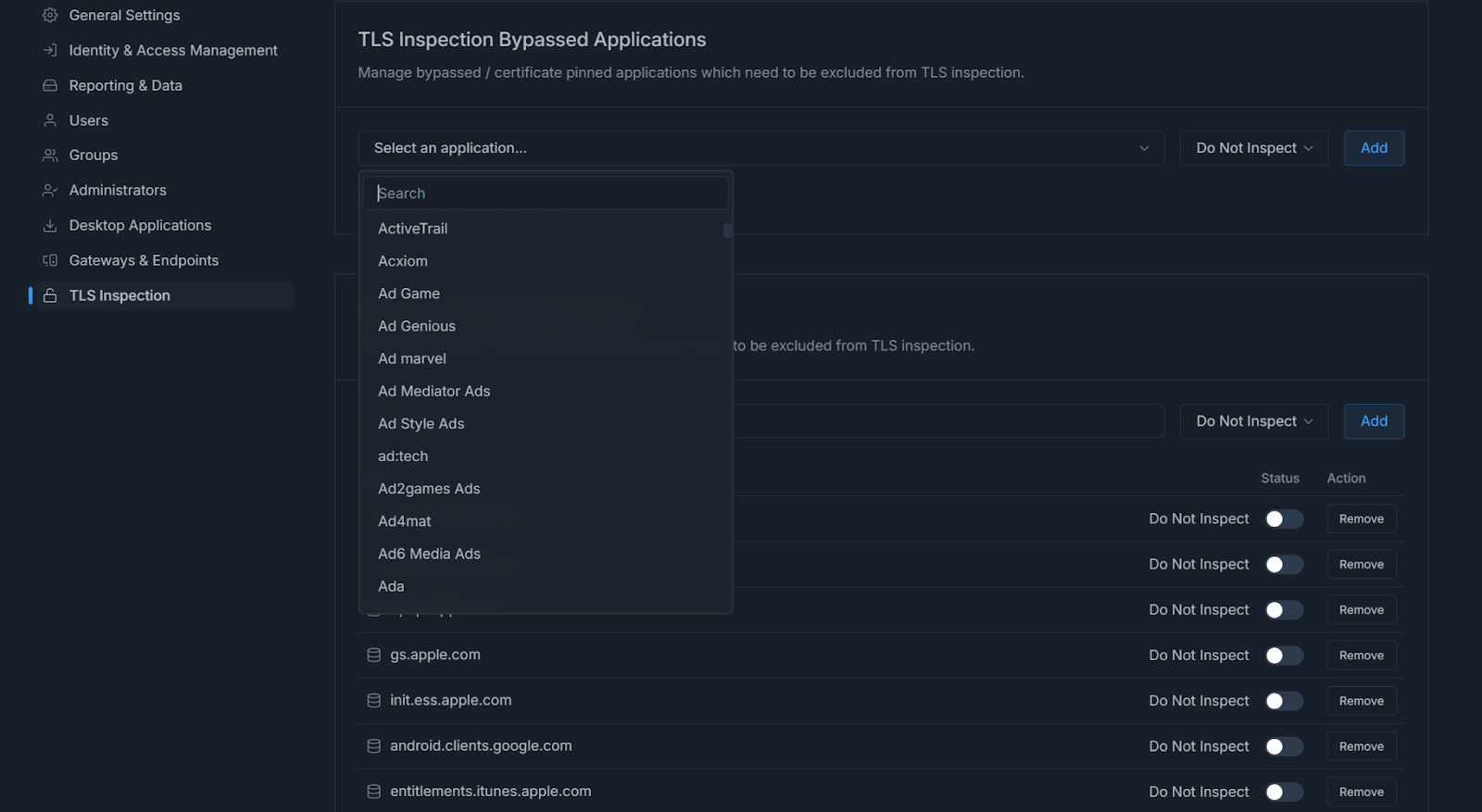 Zenarmor SWG section