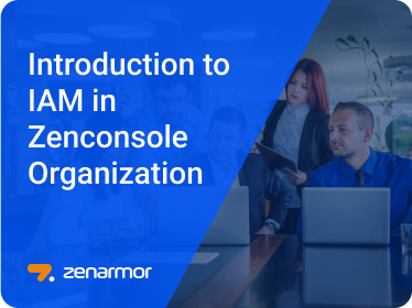 Youtube video for Introduction to IAM in Zenconsole Organization